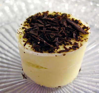 White Chocolate Mini Mousse